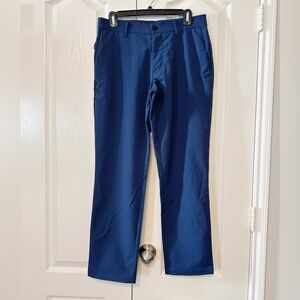 Banana Republic Flat Front Trousers Pants Size 30x29 New Navy Blue Color